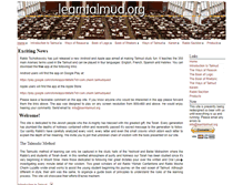 Tablet Screenshot of learntalmud.org